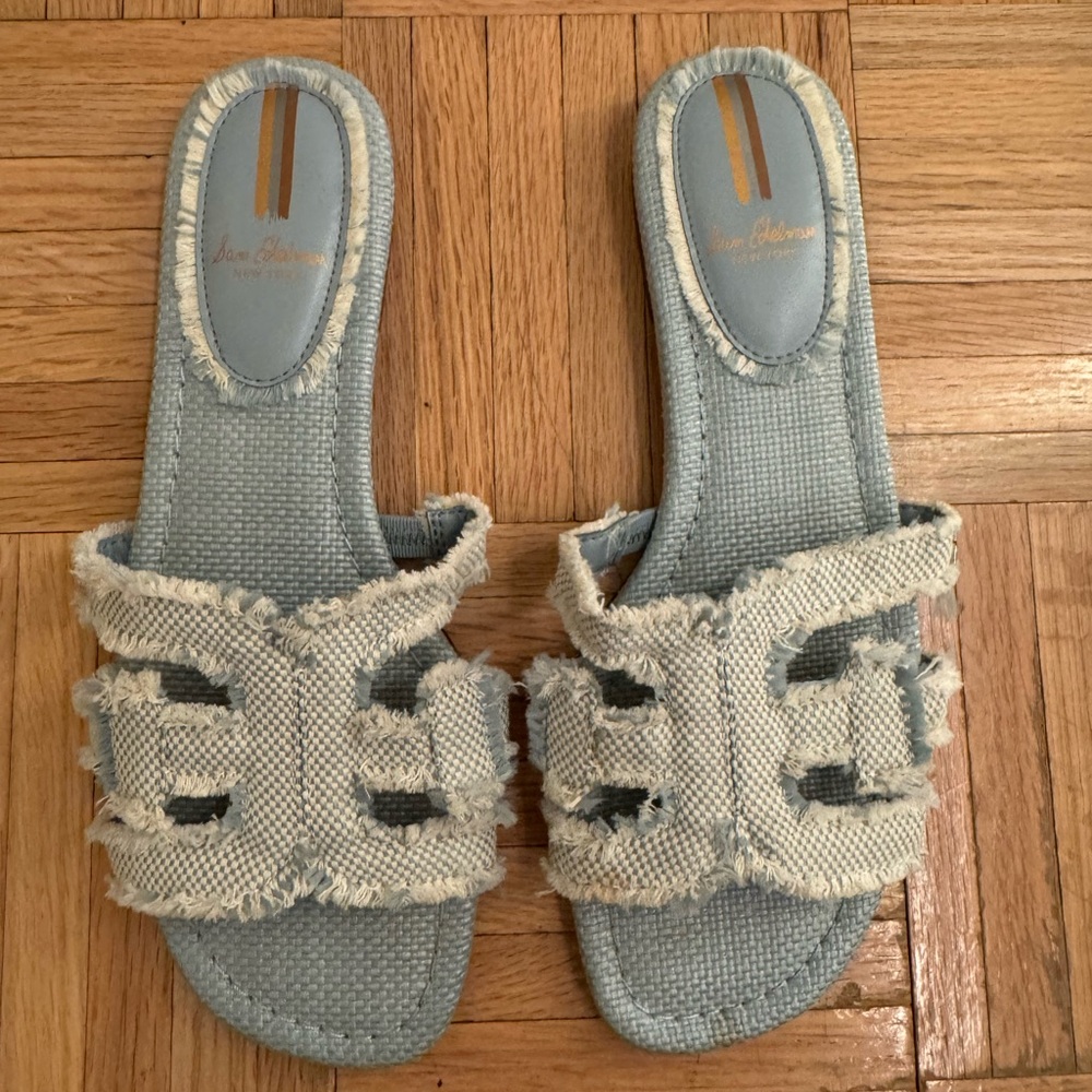 Sam Edelman Bay Slide Sandal - Denim Blue